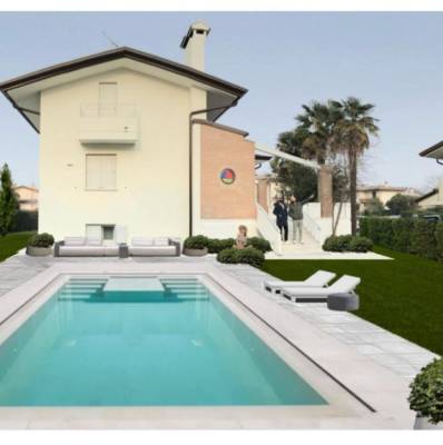 rendering piscina - Casa singola SAN DONA' DI PIAVE zona S.LUCA in vendita - Rif.: 2338